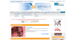 Desktop Screenshot of e-dermato.fr