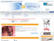 Tablet Screenshot of e-dermato.fr